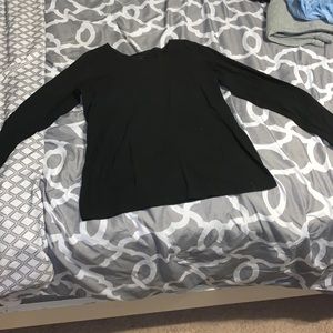 Black long sleeve shirt